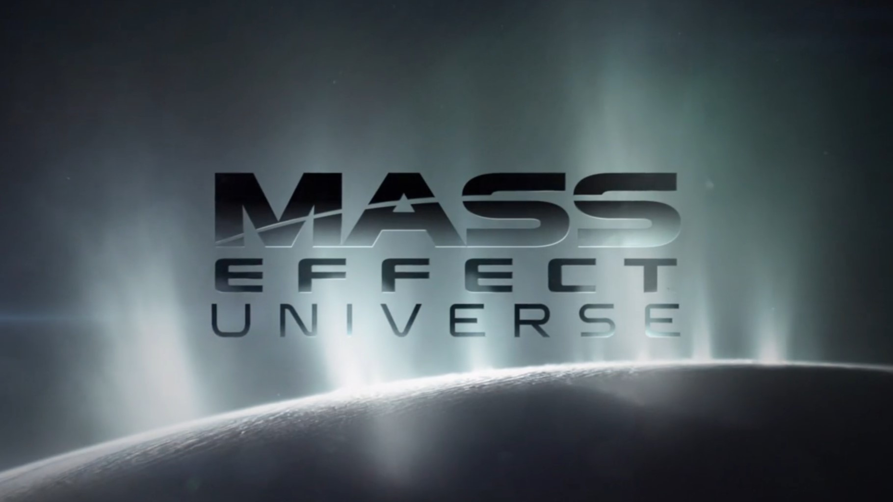 Mass Effect Universe title card from the leaked trailer