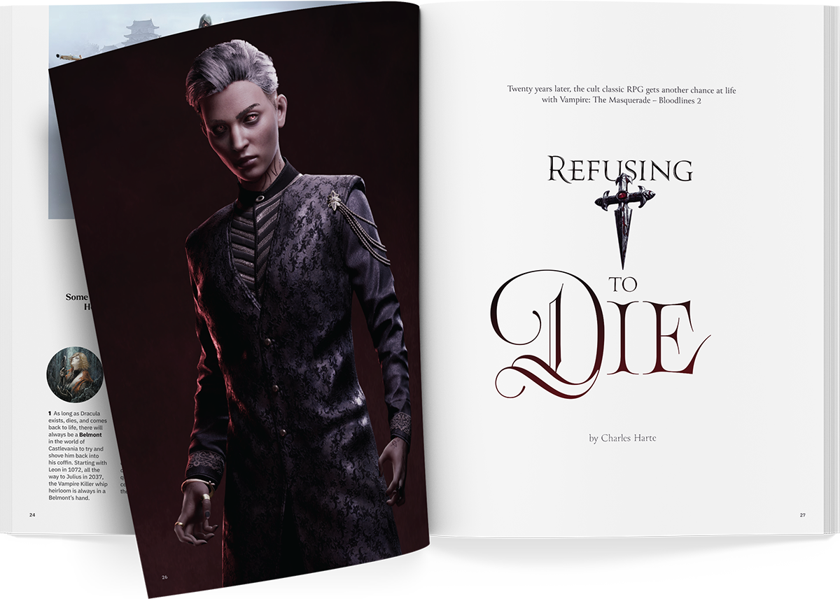 Game Informer Issue 370 Cover – Vampire: The Masquerade – Bloodlines 2 preview
