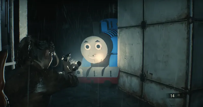 Substitute Mr. X For Thomas The Tank Engine With This Resident Evil 2 Mod