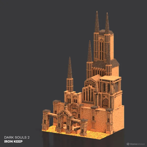 This Home-Advising Site  Commissioned Voxel-Art Renditions Of Video Game Architecture