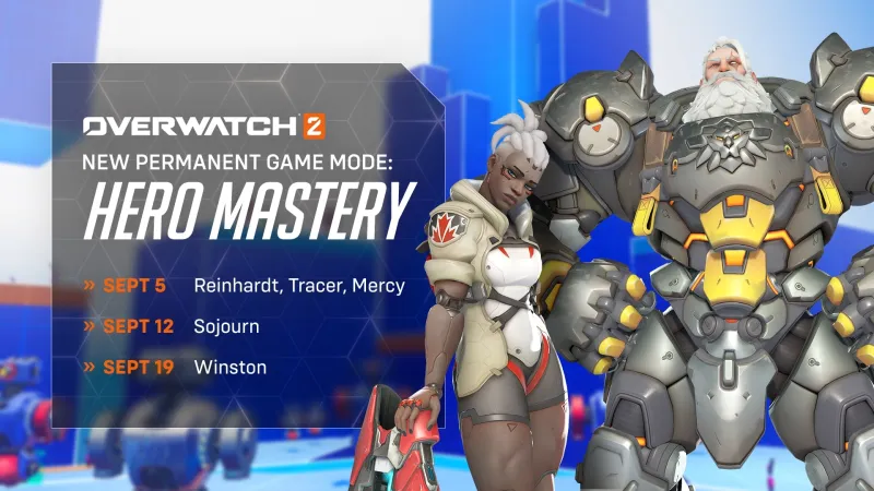 Overwatch 2 Hero Mastery Mode September 19 One Year Anniversary Celebration Start Date Update