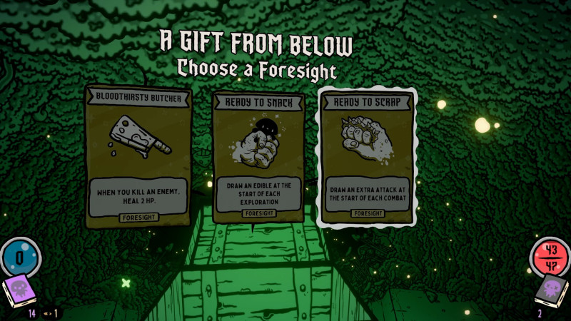 Shroom and Gloom Team Lazerbeam Devolver Digital Roguelike Deckbuilder