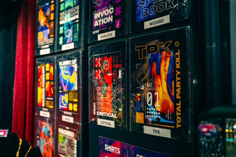 Yaniir dice and jewelry booth at PAX East 2025
