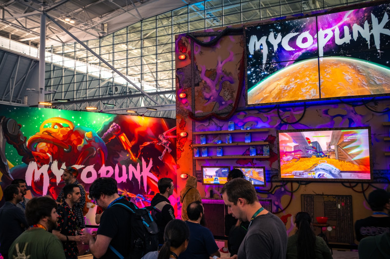 Devolver Digital booth at PAX East 2025