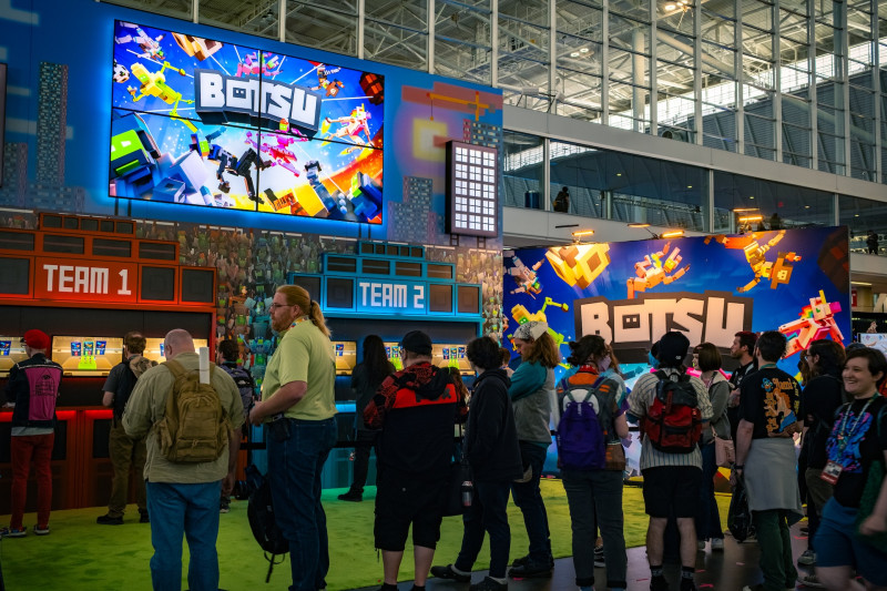 Devolver Digital booth at PAX East 2025