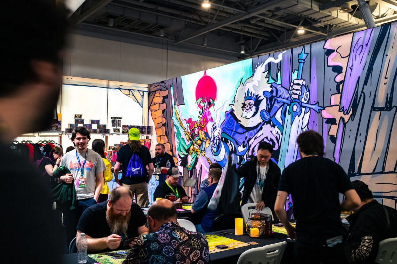 GUDNAK tabletop booth at PAX East
