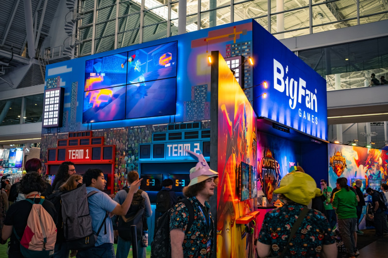 Devolver Digital booth at PAX East 2025