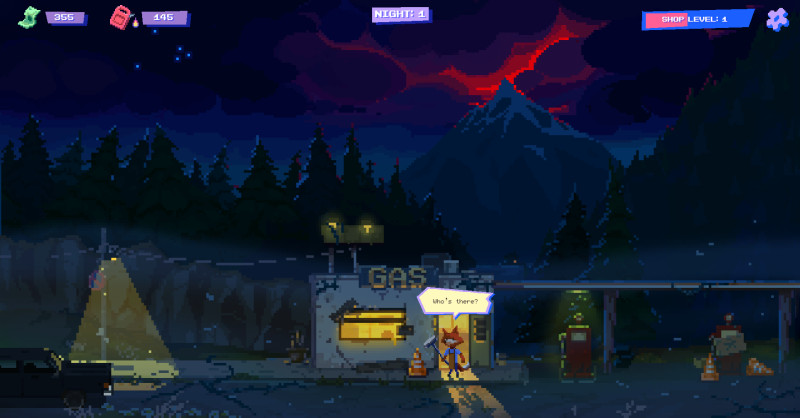 The Last Gas Station Pixel Cute Spooky Sim Simulator Alawar Entertainment