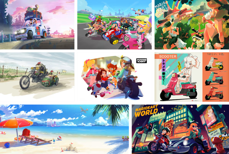 mario kart world switch 2 development 2020 resolution framerate 