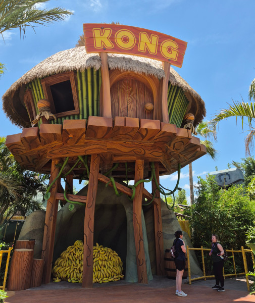 Donkey Kong's treehouse