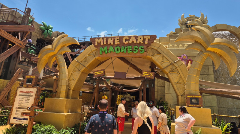 You can find the entrance at the end of the park