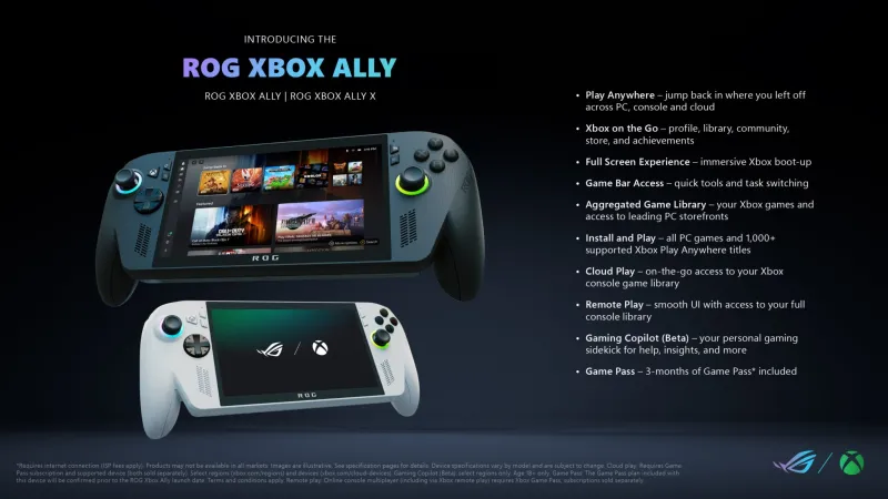 Xbox ROG Ally Features