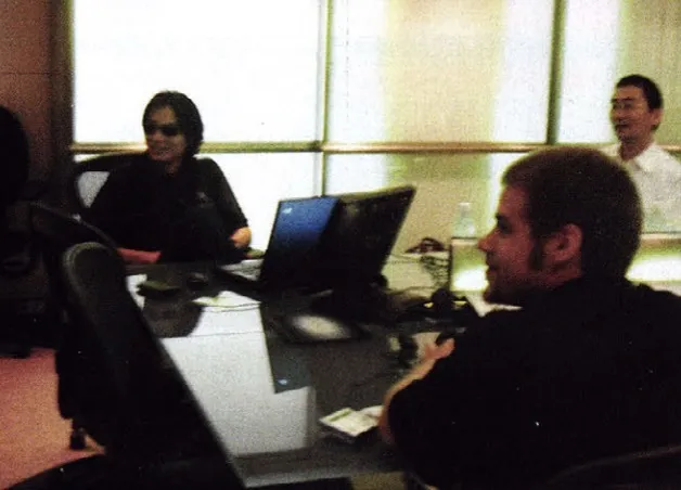Tomonobu Itagaki being interviewed by Game Informer circa 2001.