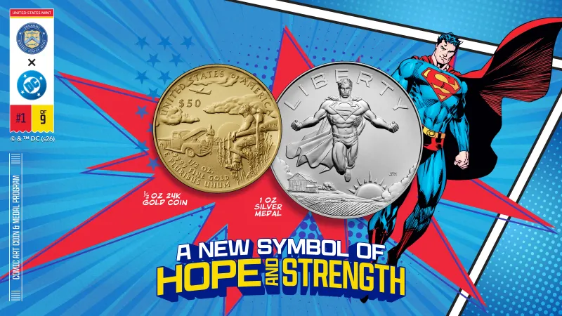 DC and the U.S. Mint’s Historic Partnership Celebrating Comic Art DC and the U.S. Mint’s Historic Partnership Celebrating Comic Art