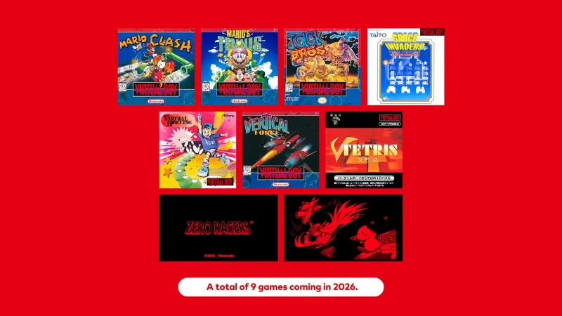 Nintendo Announces Virtual Boy Classics For Switch Will Include Unreleased Games, Customizable Colors, And More