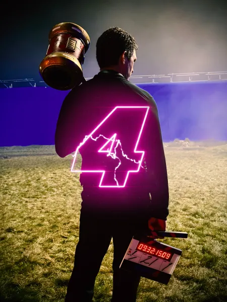 Sonic The Hedgehog 4 Begins Filming As Director Jeff Fowler Poses With Amy's Hammer