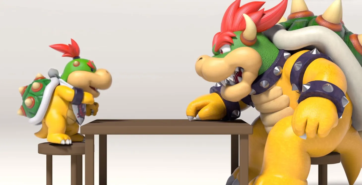 Bowser And Bowser Jr.