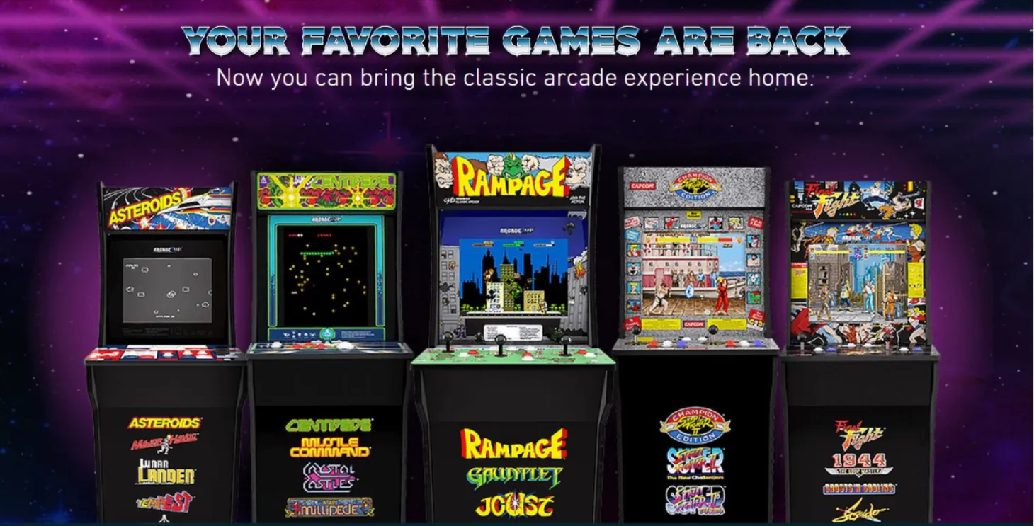 Arcade1Up Aims To Bring Classic Arcade Cabinets Into Your Home