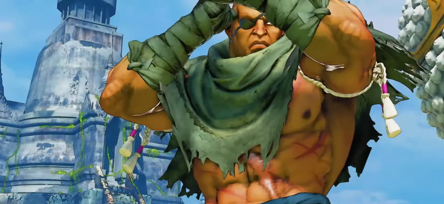 Sagat in Street Fighter V