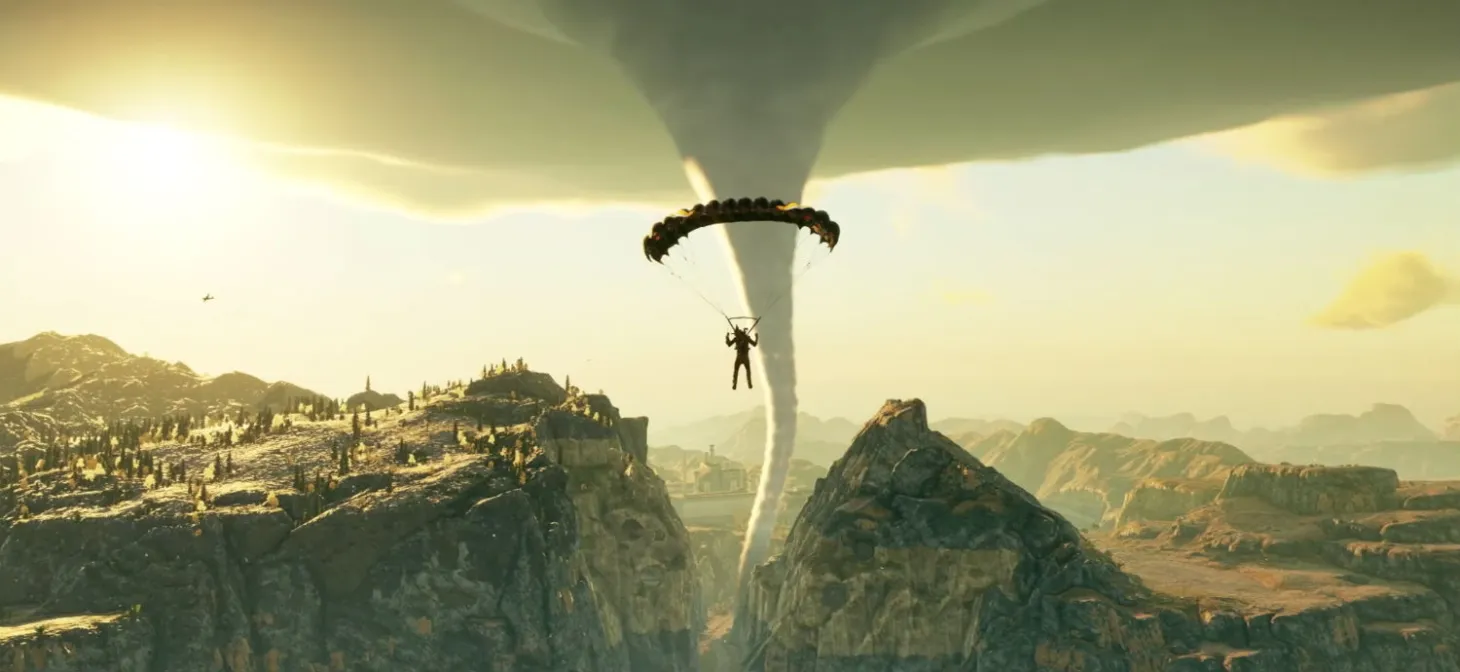 Rico Parachutes Into A Tornado In New Just Cause 4 Trailer, Because Why Not?