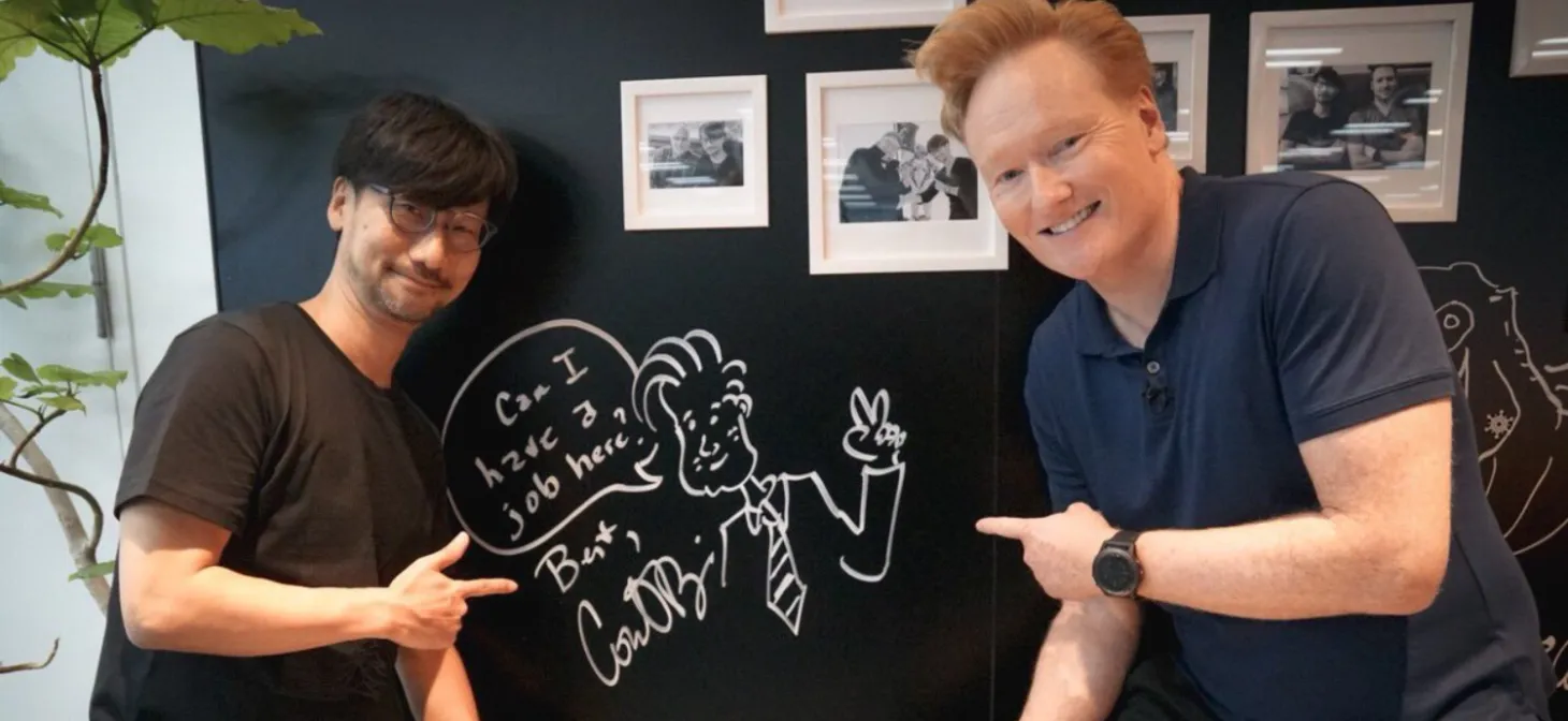 Conan O'Brien and Hideo Kojima