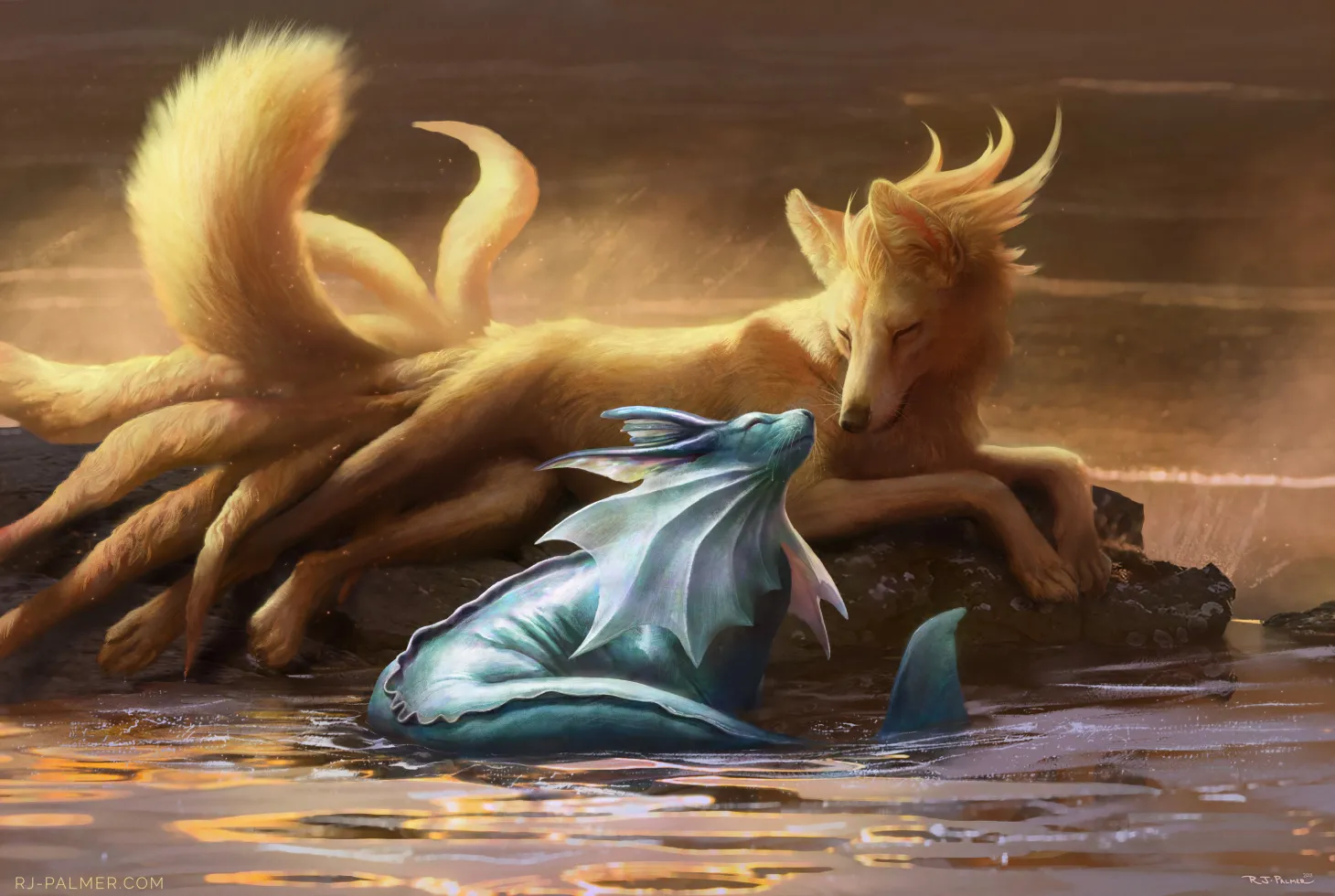 Detective Pikachu Film Concept Artist Shares Realistic Take On Vaporeon And Ninetales