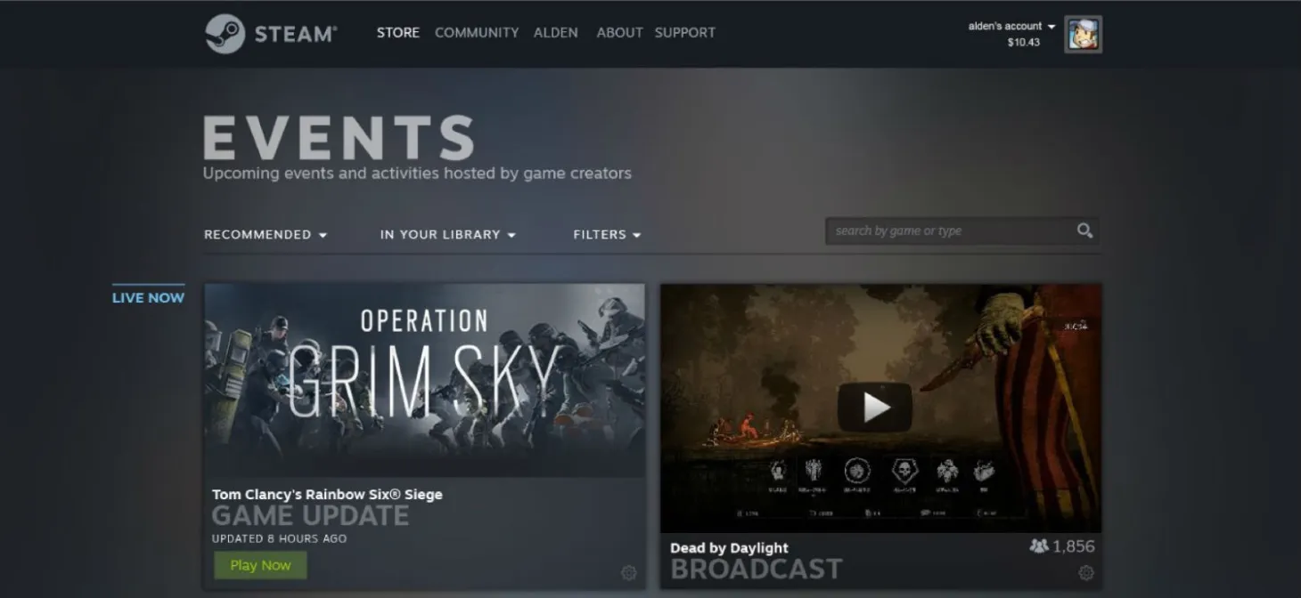 Valve Plans Steam Facelift With Library Redesign, New Events Page