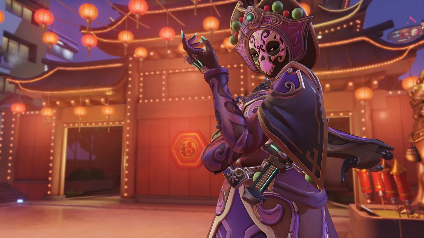 Overwatch's Lunar New Year Event Delivers A Sombra Skin With Six Different Masks