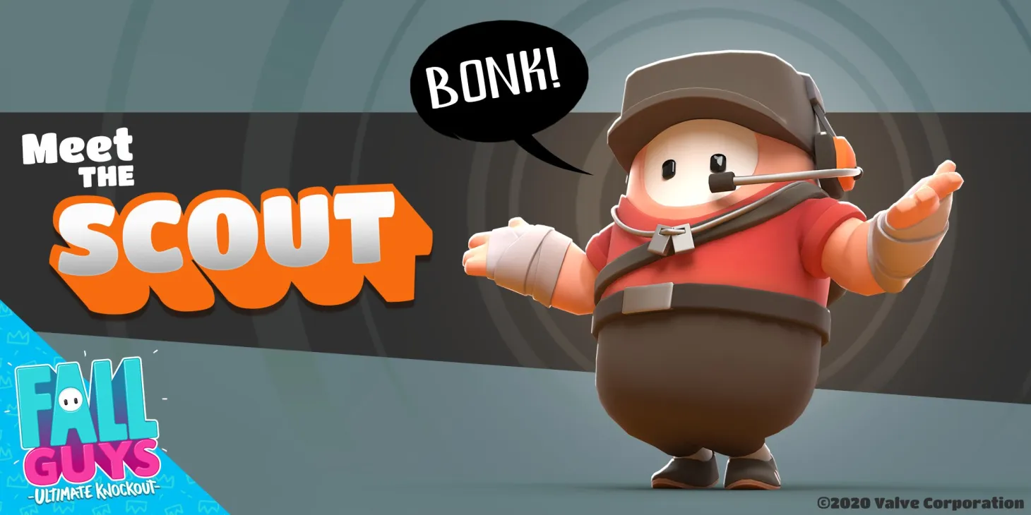 Team Fortress 2's Scout Arrives In Fall Guys Today