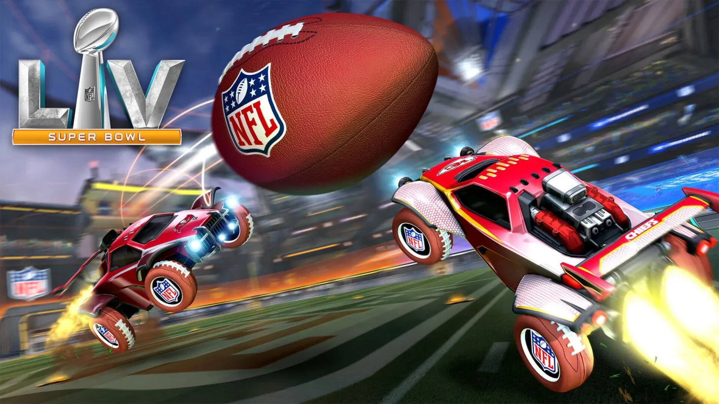 Play Superbowl LV In Rocket League’s Upcoming Gridiron Mode