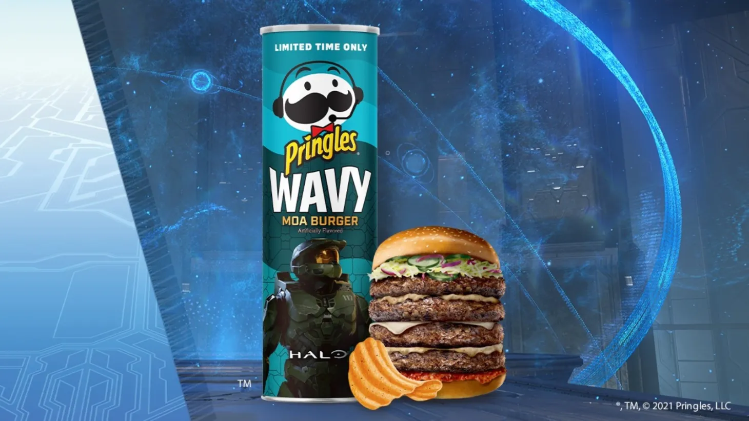 Pringles Unveils Limited Edition, Halo-Inspired Moa Burger Flavor