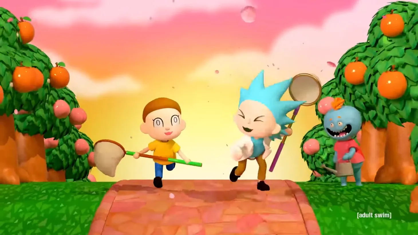 Animal Crossing: New Horizons And Rick And Morty Collide In New Adult Swim Video