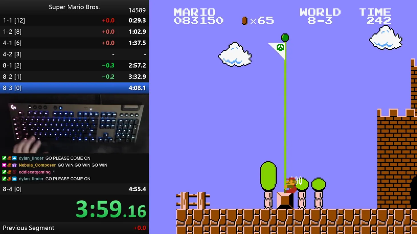 Niftski Breaks The Super Mario Bros. Speedrun Record With A Perfect Run