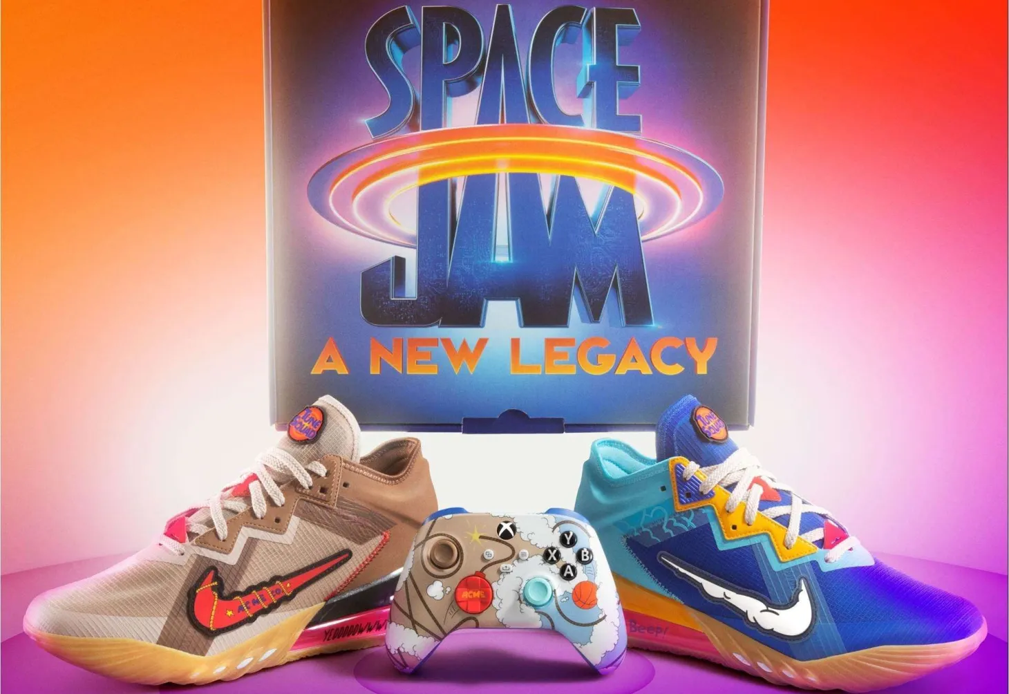 Xbox And Nike Team Up For Exclusive New Space Jam Shoes And Companion Controller