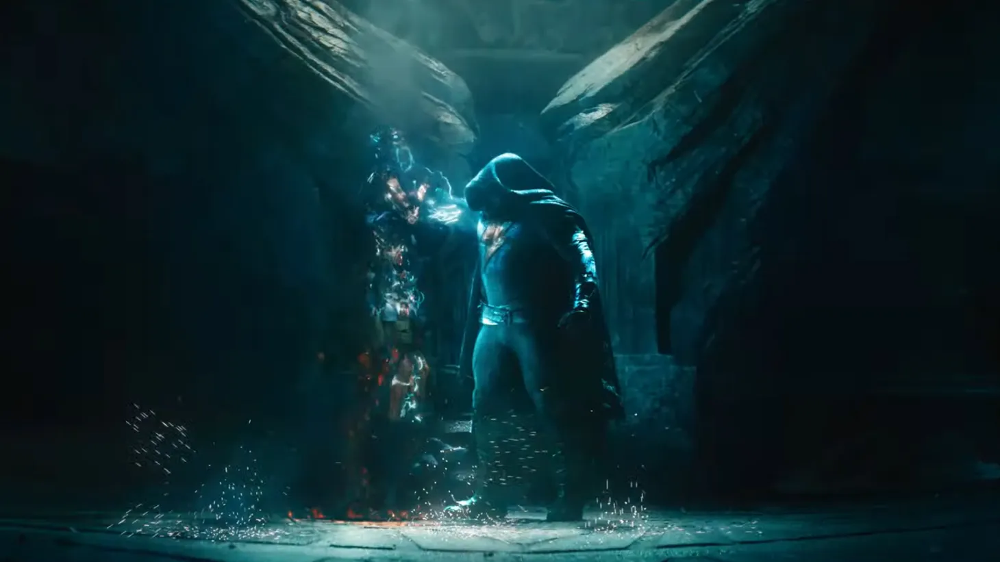 Black Adam Electrifies In This Debut Clip From Dwayne Johnson's Movie