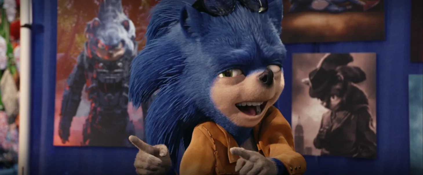 Scrapped 'Ugly Sonic' Movie Design Makes Cameo In 'Chip 'n Dale' Disney+ Movie