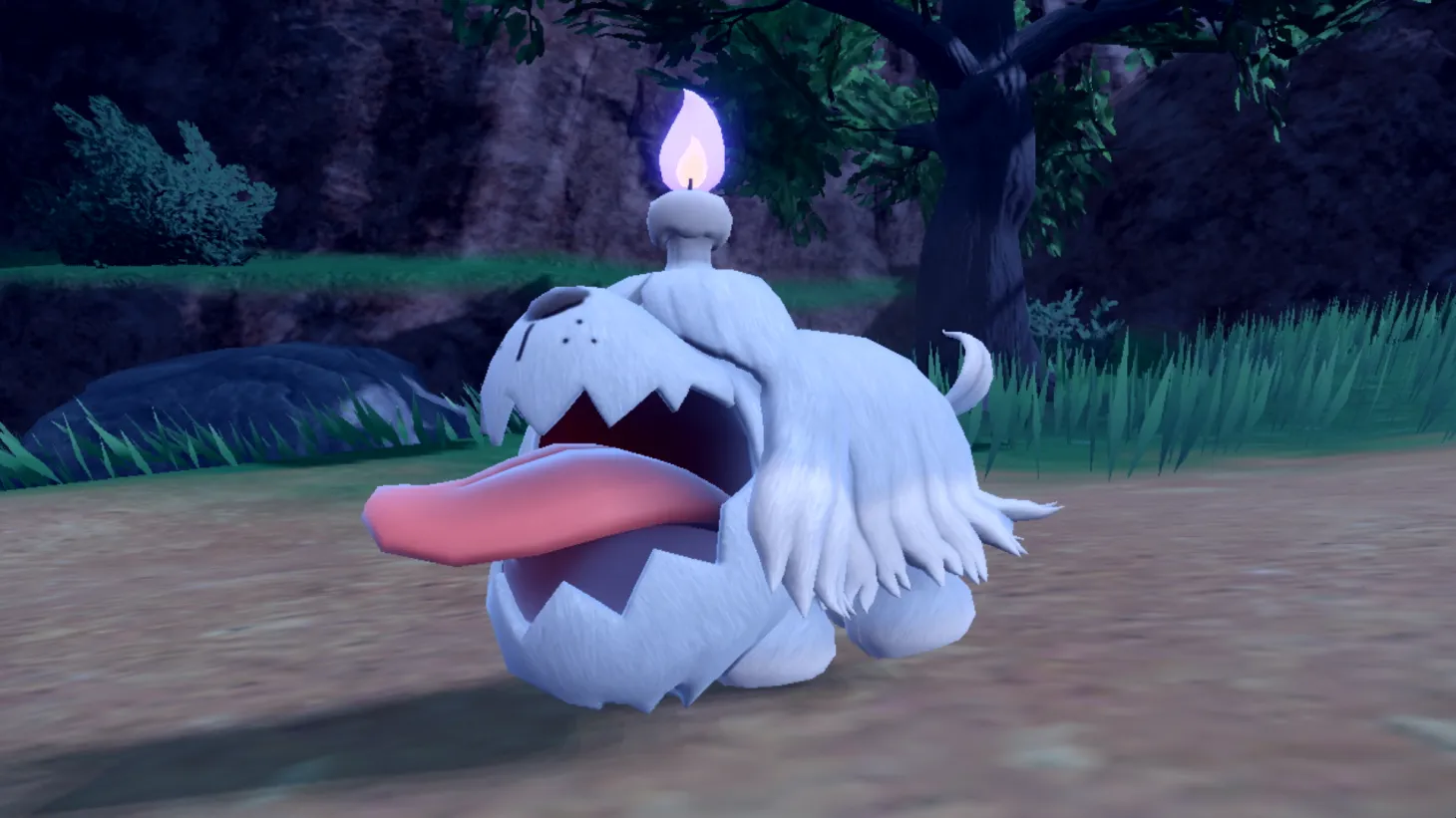 Greavard, the Ghost Dog Pokémon.