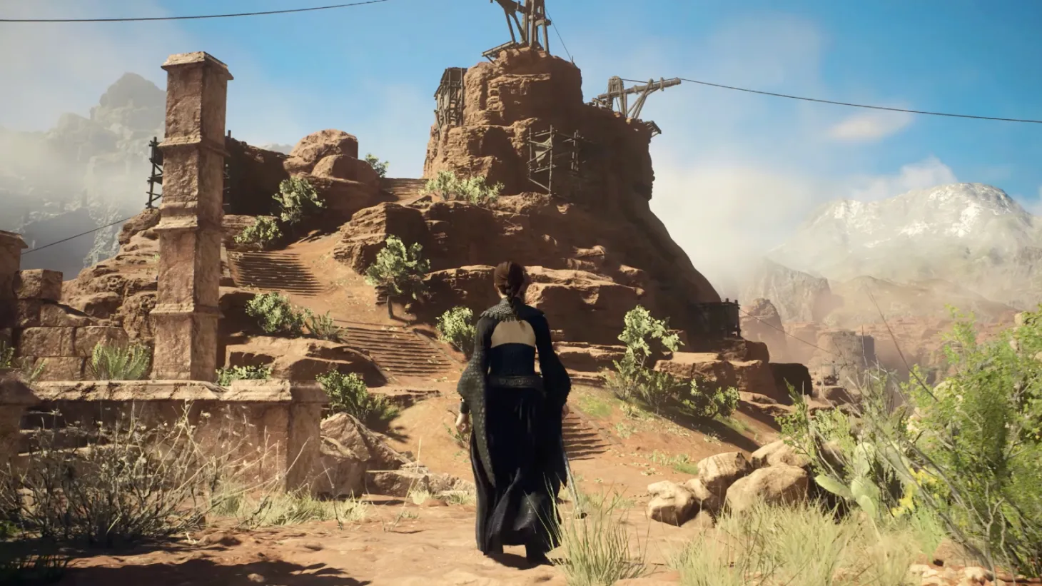 dragon's dogma 2 gameplay showcase trailer ian mcshane capcom march 22 release date