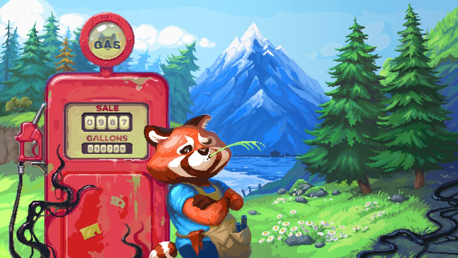 The Last Gas Station Pixel Cute Spooky Sim Simulator Alawar Entertainment