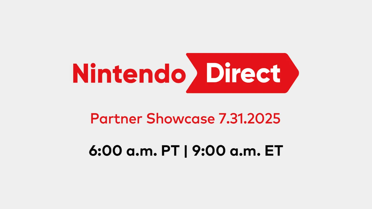 Nintendo Is Holding A Partner Showcase Tomorrow