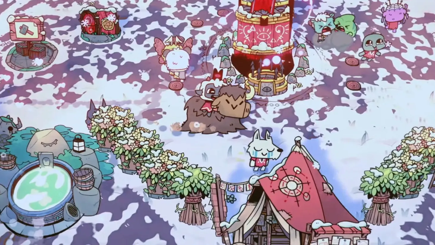 Culf Of The Lamb's Woolhaven Expansion Arrives Early Next Year