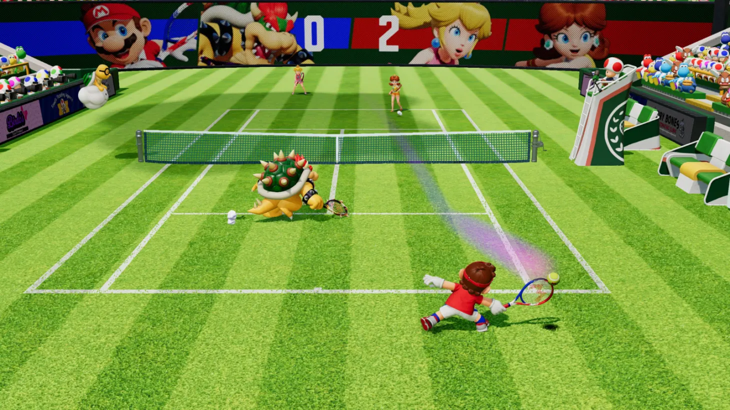 Screen of Mario Tennis Fever