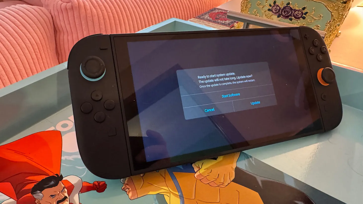 Nintendo Switch 2 System Update Graphics