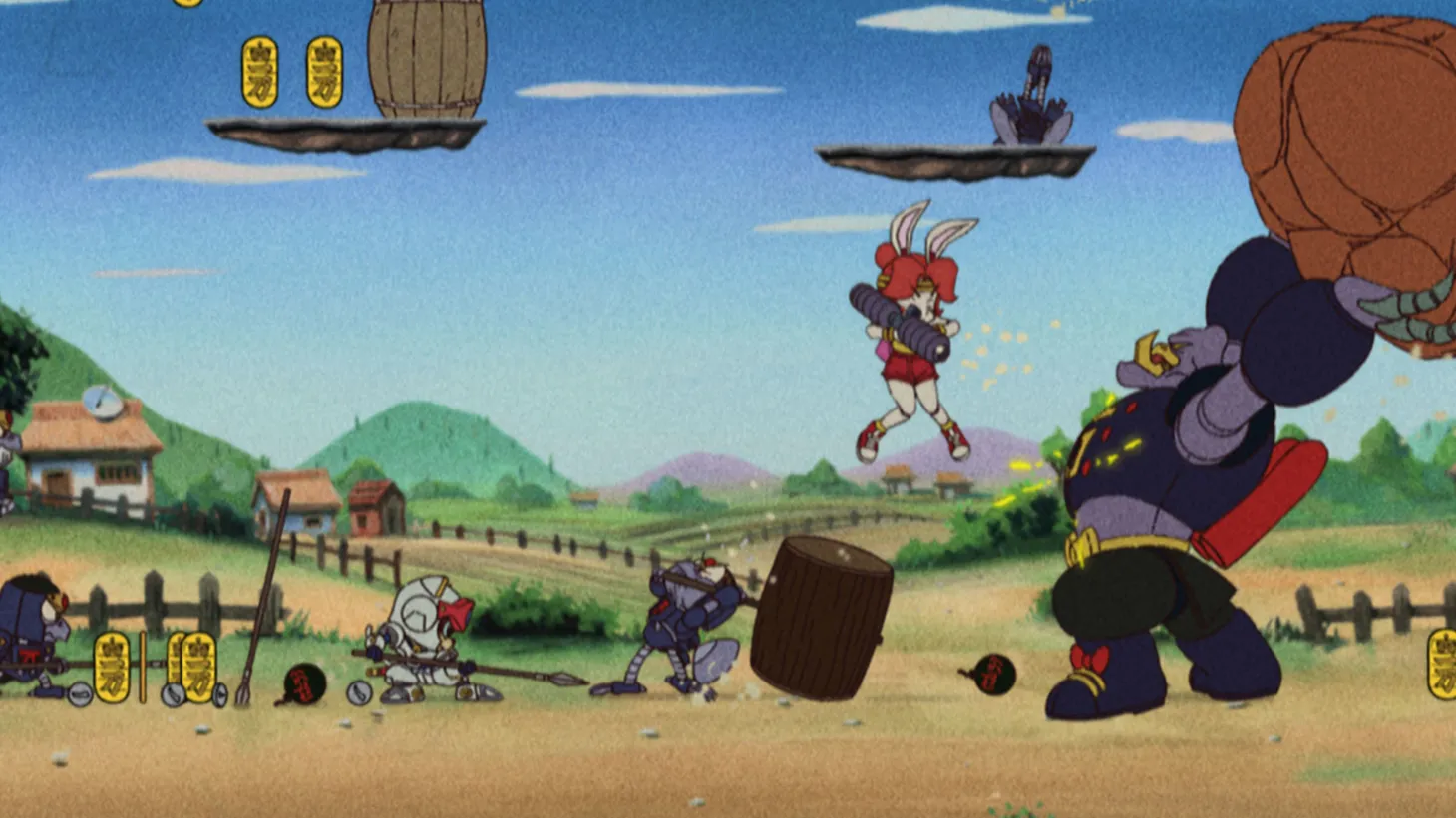 Screen of Samurai Pizza Cats: Blast from the Past!