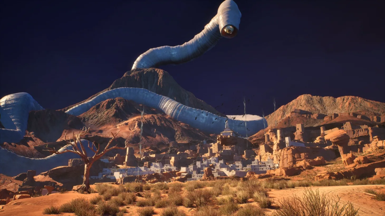 Guns Of Eschaton Is A Western Soulslike FPS Envisioned By The Late Artist Of Half-Life 2 And Dishonored
