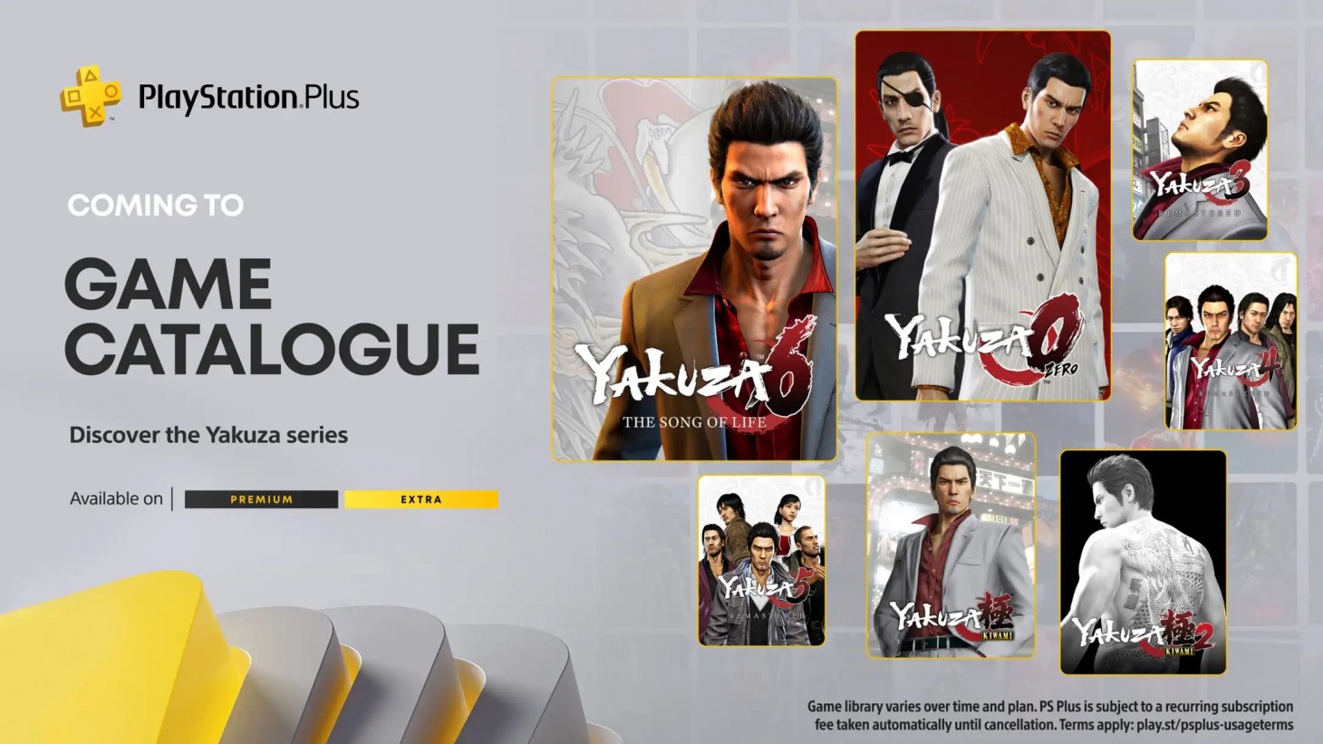 Eight Yakuza Games Come To PlayStation Plus Starting Next Month - Game  Informer