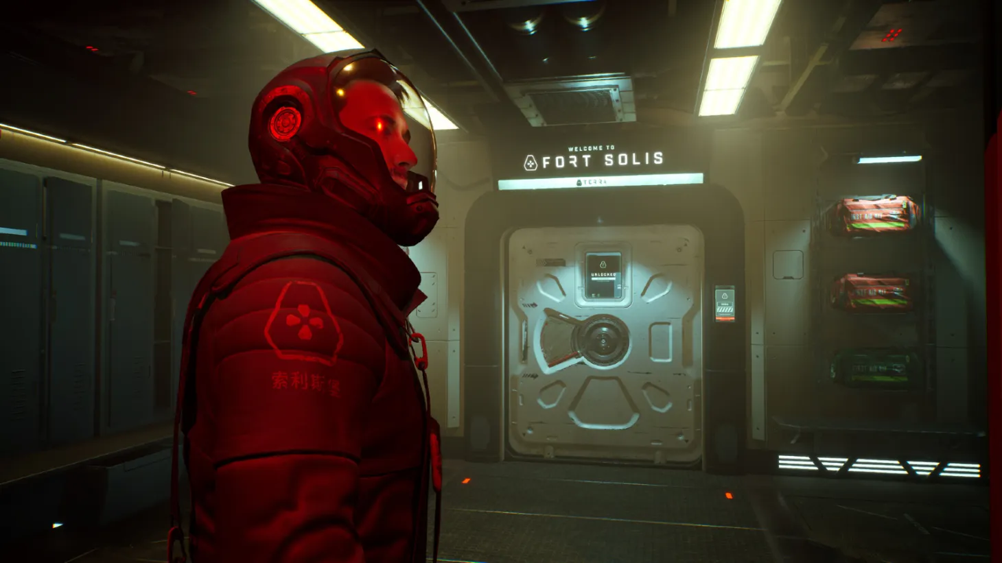 Fort Solis release date new trailer troy baker roger clark cosmic sci-fi horror 
