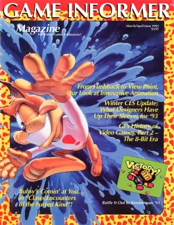 Game Informer Issue 9 – Bubsy in Claws Encounters of the Furred Kind