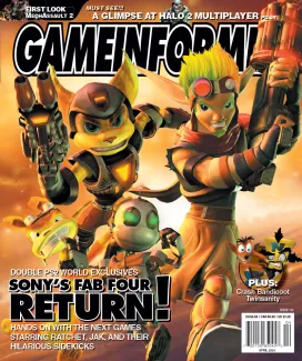 Game Informer Issue 132 – Ratchet & Clank: Up Your Arsenal & Jak 3