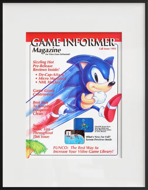 Game Informer cover for Sonic the Hedgehog